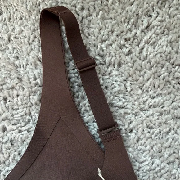 Skims Body Plunge Bodysuit Cocoa